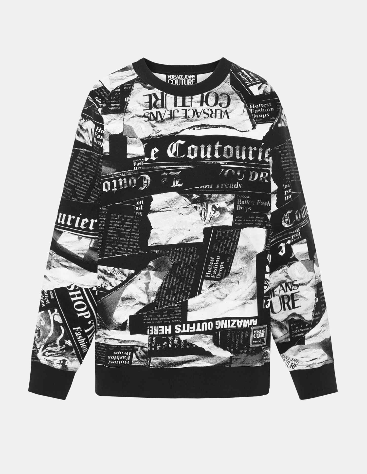 Versace Magazine Print Sweatshirt | George Harrison – George