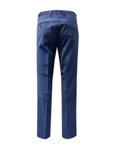 Picture of Studio Italia Navy Blue Wool Trouser