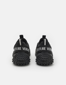 Picture of Versace Black Hyber Slip-On Sneakers