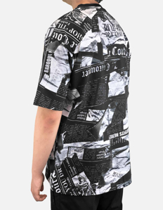 Picture of Versace Magazine Print Loose Fit Tee