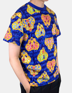 Picture of Versace Blue Heart Couture Regular Tee