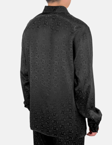 Picture of Just Cavalli Jacquard Logo Snake Regular Long Sleeve Shirt