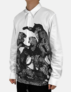 Picture of Just Cavalli Leopard Print Slim Shirt