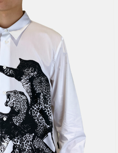 Picture of Just Cavalli Leopard Print Slim Shirt