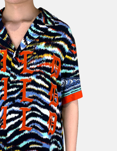 Picture of Just Cavalli Graphic Tiger Short Sleeve Shirt