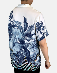 Picture of Just Cavalli Viscose Floral Short Sleeve Shirt