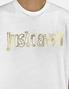 Picture of Just Cavalli Gold JC Logo Regular Tee