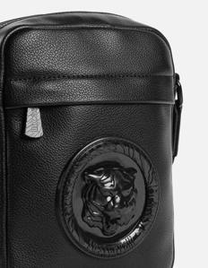 Picture of Just Cavalli Tiger Emblem Faux Leather Crossbody Bag