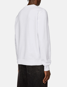 Picture of Diesel Emboss Logo White Sweatshirt