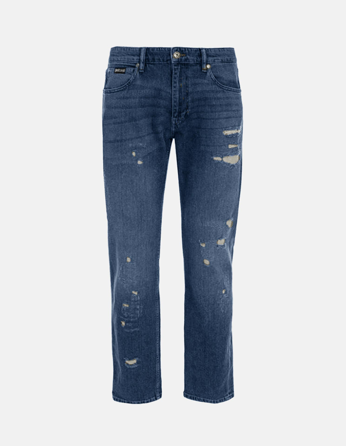 Picture of Just Cavalli Broken Wash Slim Jean