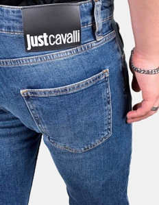 Picture of Just Cavalli Broken Wash Slim Jean