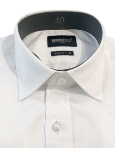 Picture of Brooksfield White Premium Slim Shirt