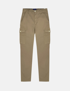 Picture of Gaudi Taupe Stretch Cargo Regular Fit Pants