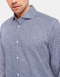 Picture of Gaudi Diamond Floral Print Regular Long Sleeve Shirt