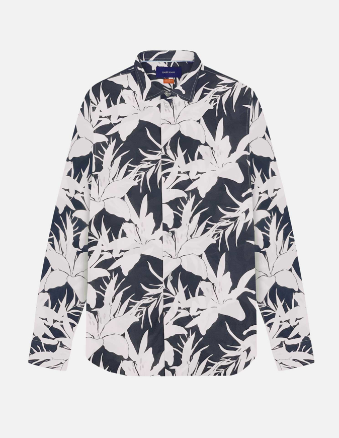 Picture of Gaudi Floral Print Regular Long Sleeve Shirt