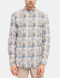 Picture of Gaudi Nehru Floral Print Regular Long Sleeve Shirt