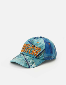 Picture of Versace Patch Denim Cap