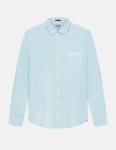 Picture of Dstrezzed Powder Blue Soft Tencel Regular Shirt