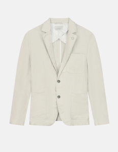 Picture of Dstrezzed Sand Linen Patch Pocket Blazer