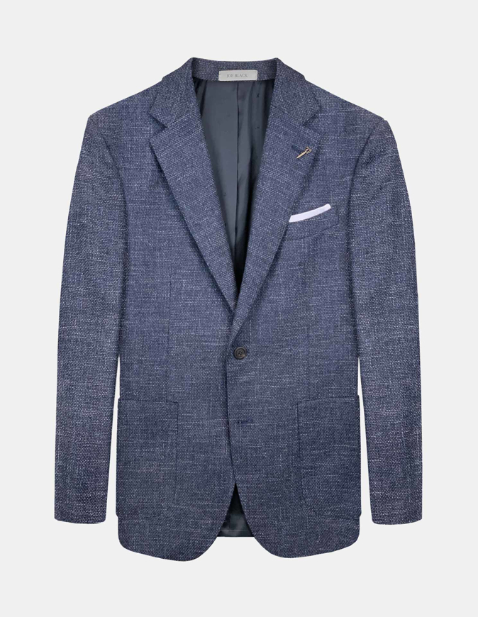 Picture of Joe Black Navy Cross Weave Blazer