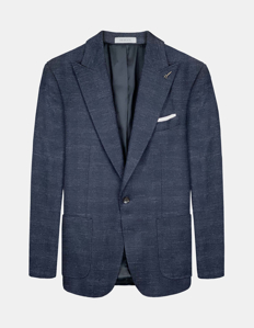 Picture of Joe Black Navy Shadowcheck Blazer