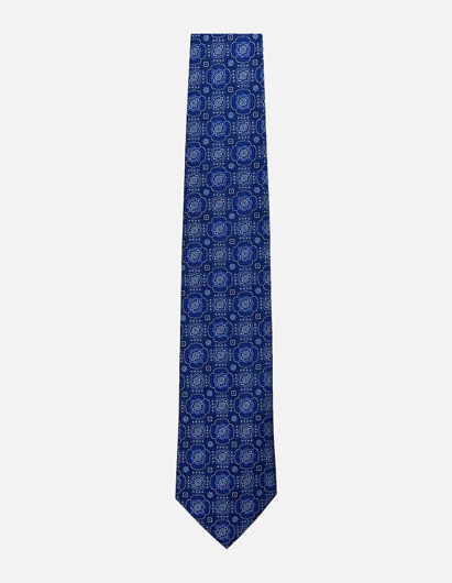 Picture of Dom Bagnato Blue Italian Silk Tie