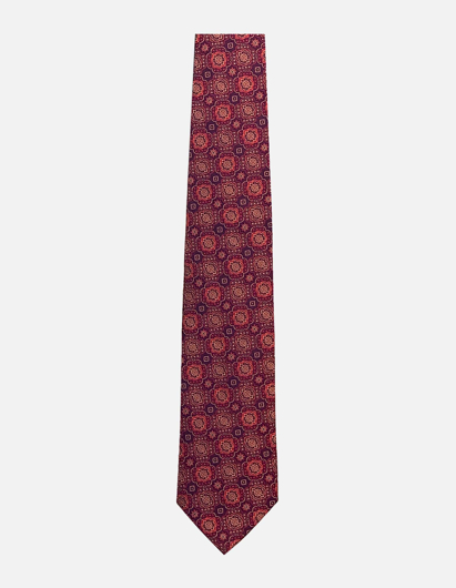 Picture of Dom Bagnato Orange Italian Made Silk Tie