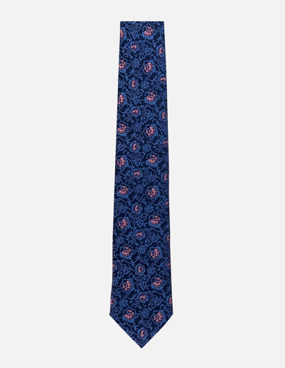 Picture of Dom Bagnato Blue Italian Silk Tie