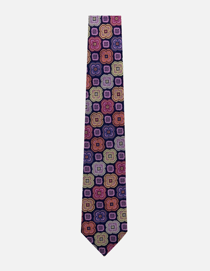 Picture of Dom Bagnato Pink Jacquard Silk Tie