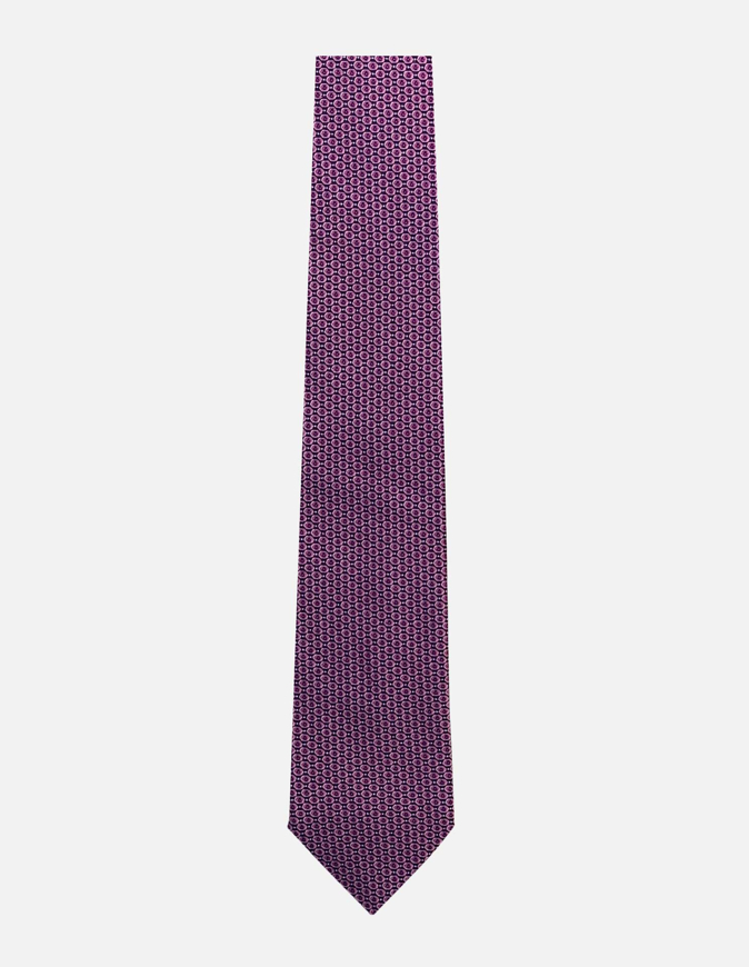 Picture of Dom Bagnato Pink Jacquard Silk Tie