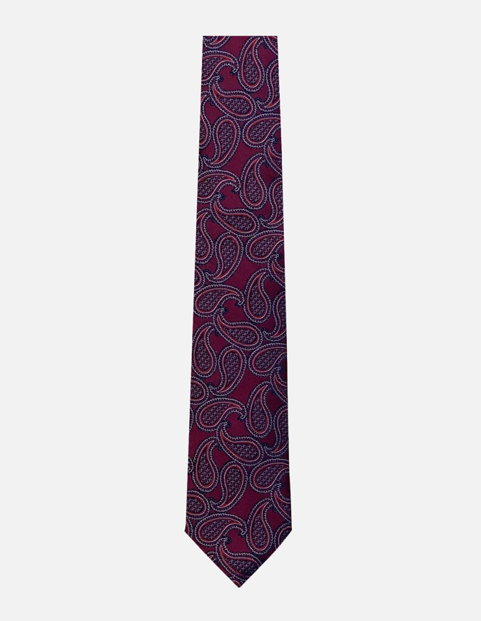 Picture of Gibson Red Italian Made Silk Tie