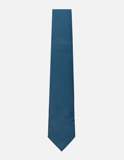 Picture of Gibson Teal Italian Made Silk Tie