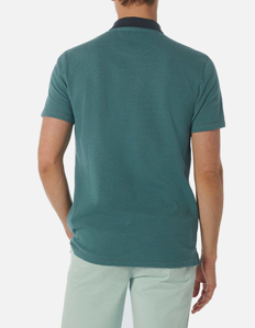 Picture of No Excess Jacquard Knit Cotton Polo Tee