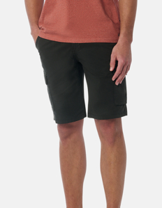 Picture of No Excess Black Stretch Cargo Shorts