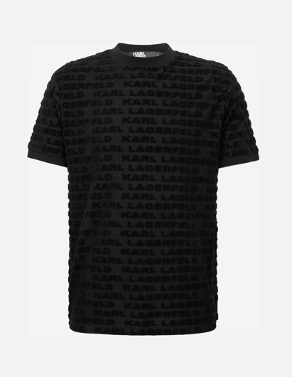 Picture of Karl Lagerfeld Toweling Logo Regular Tee