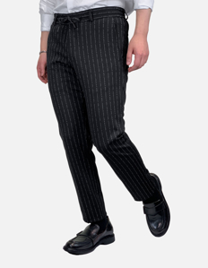 Picture of Karl Lagerfeld Logo Stripe Dress Pants