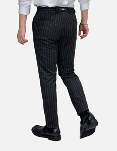 Picture of Karl Lagerfeld Logo Stripe Dress Pants