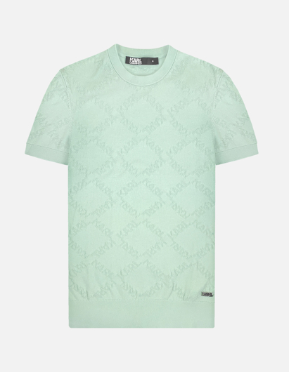 Picture of Karl Lagerfeld Mint Weave Knit Tee