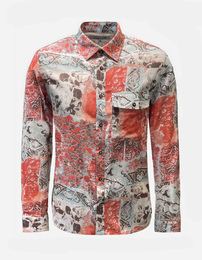 Picture of Pearly King Mosiac Print Shirt