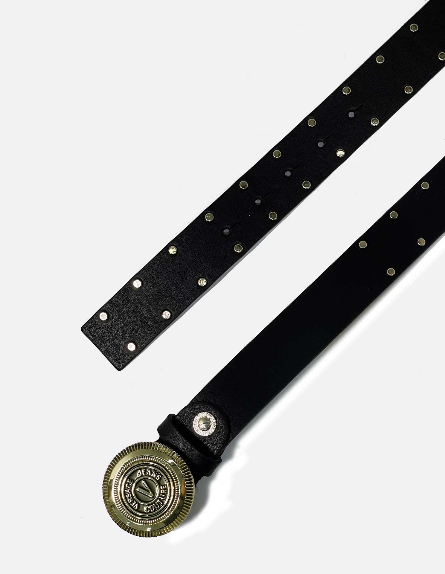 Versace Jeans couture studded logo belt outlet bag