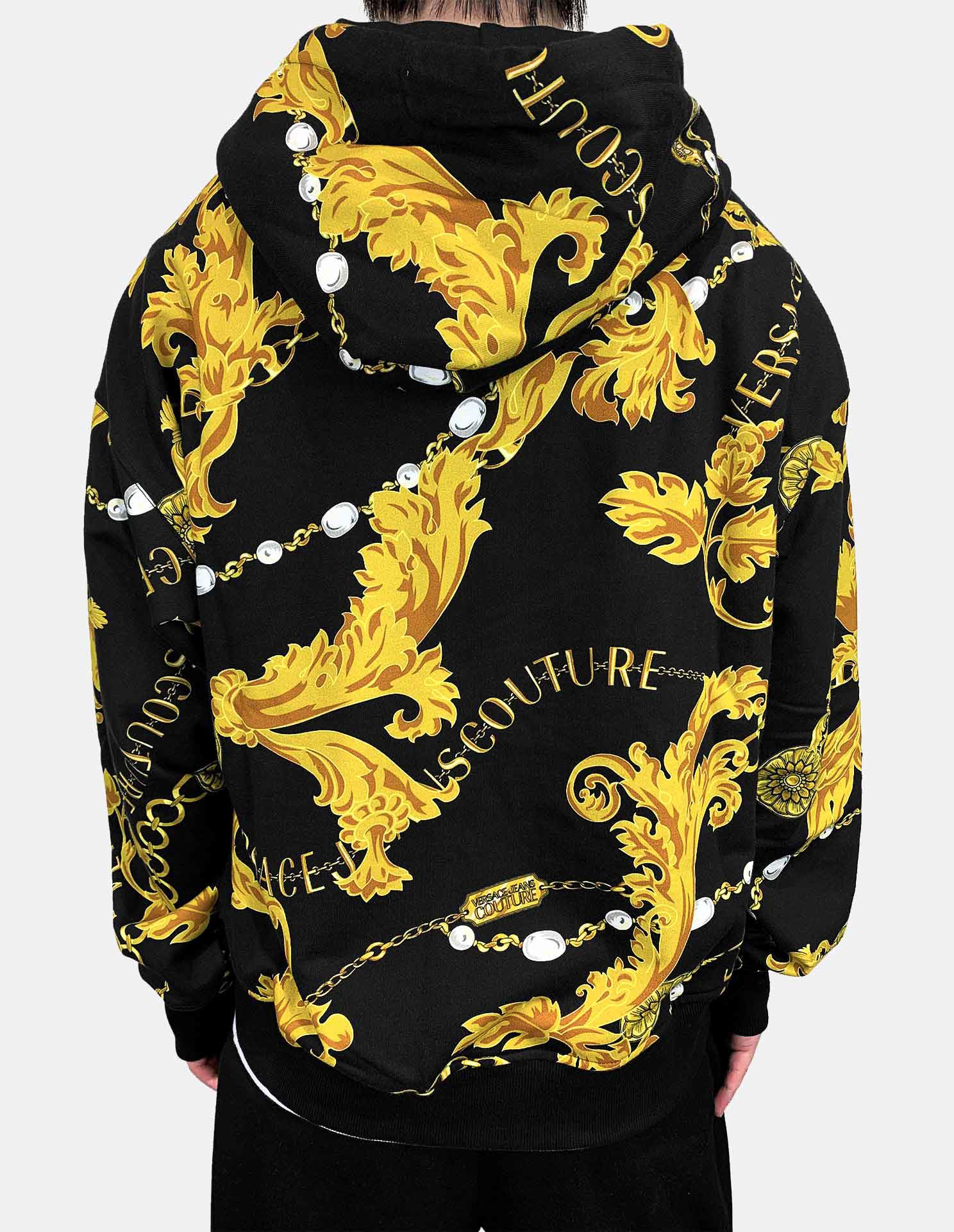 ジャケット・アウター VERSACE Baroque Hooded Zip Up Jacket VERSACE Baroque Hooded Zip Up Jacket Versace Baroque Hoodie