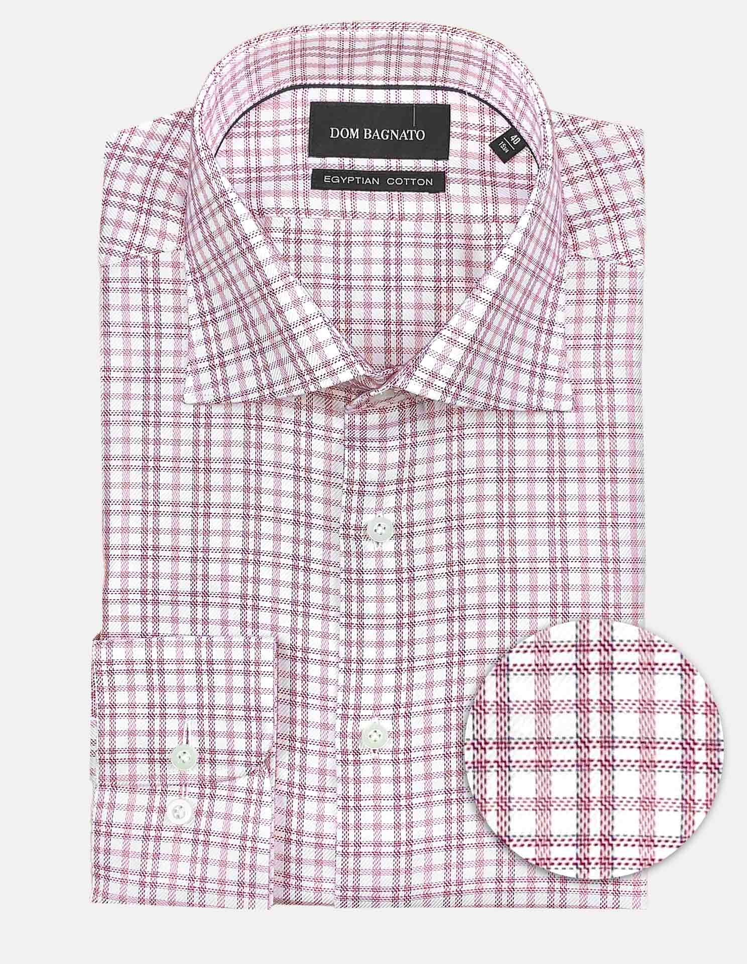 Red Window Check Regular Shirt