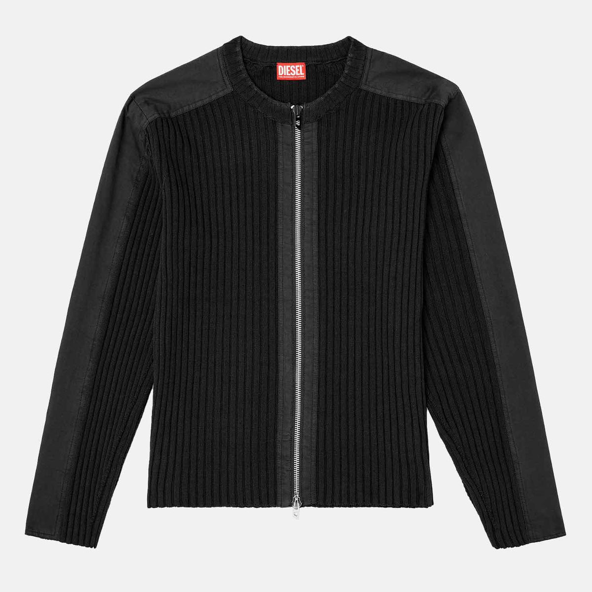 Matty Black Cable Knit Jacket – George Harrison Menswear