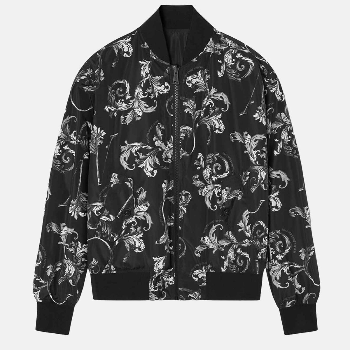 Full Barocco Black Reversible Jacket – George Harrison Menswear