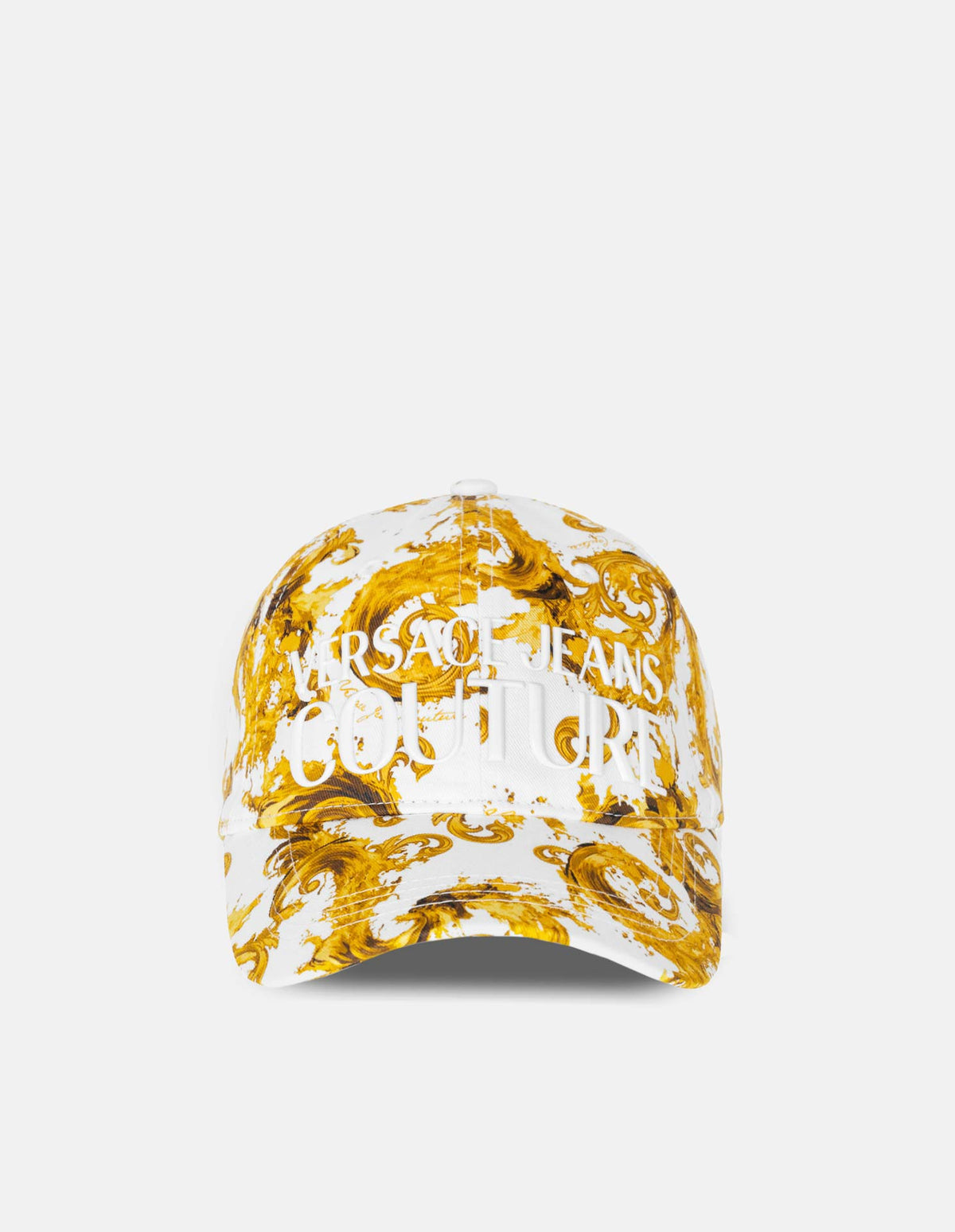 Gold Baroque Wave Embossed Cap