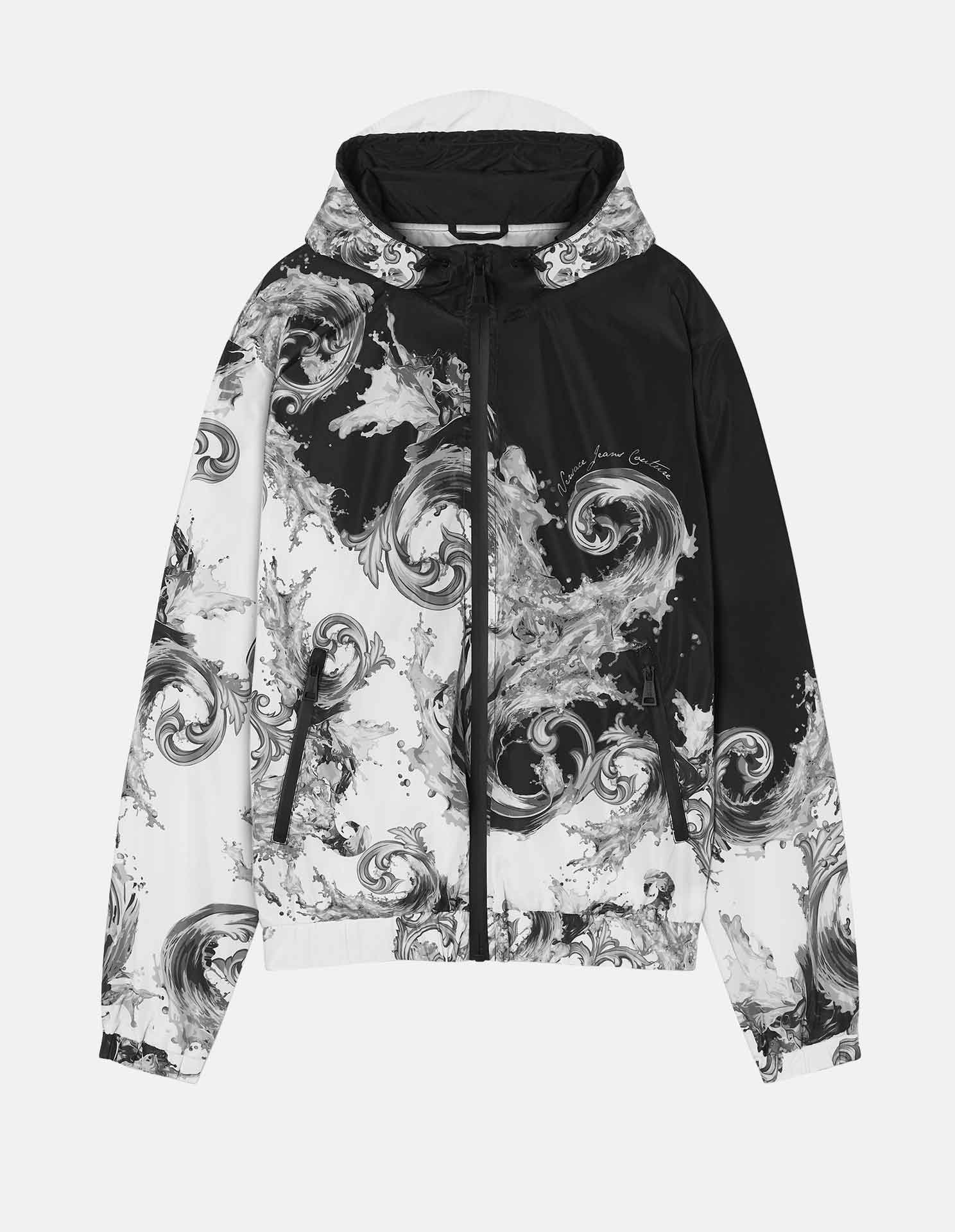 Mono Panel Barocco Windbreaker Jacket
