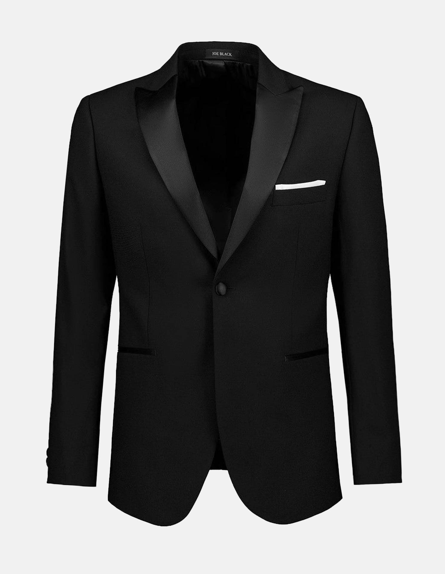 Peak Lapel Tailored Suit Jacket