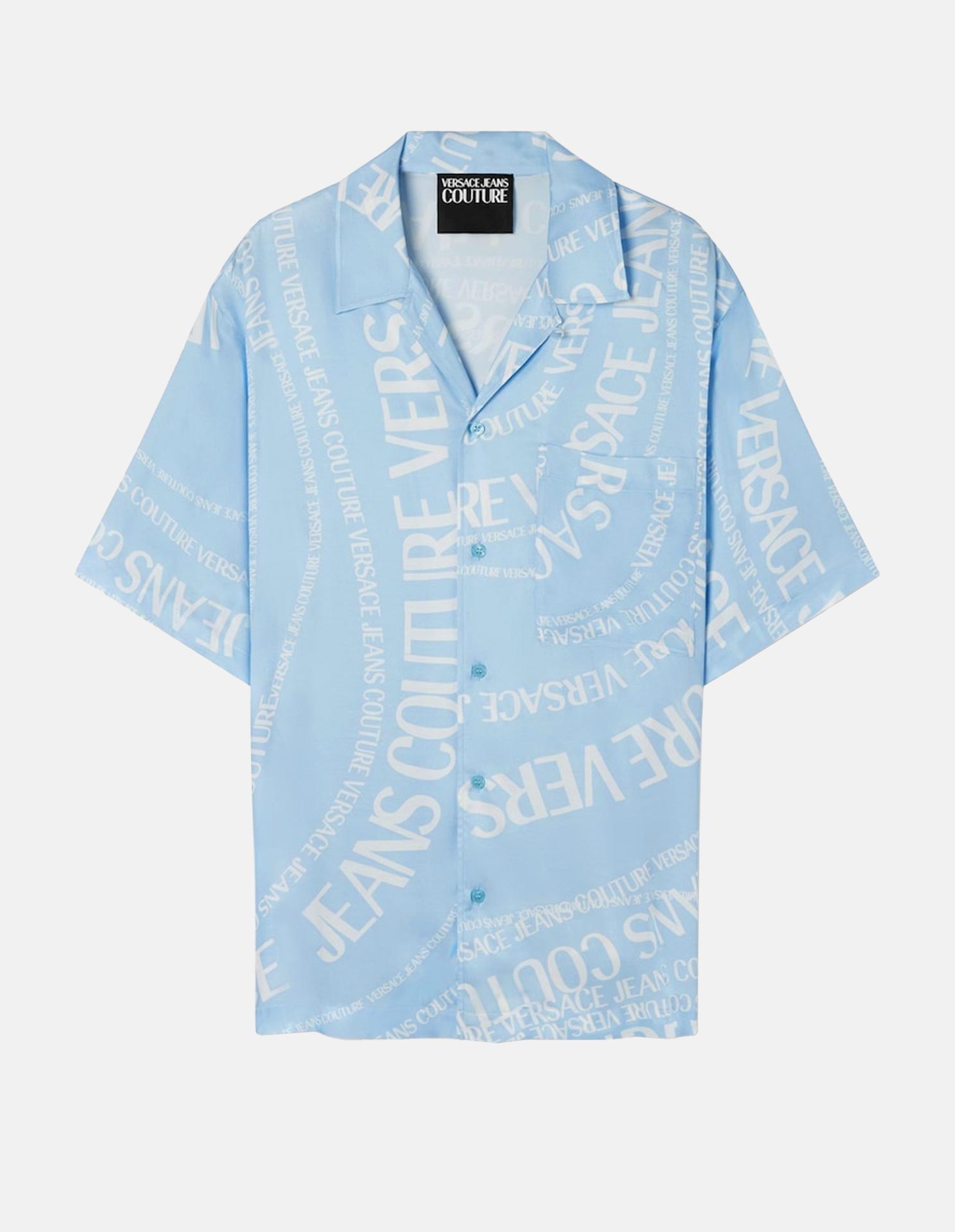 Blue Logo Wave Short Sleeve Shirt