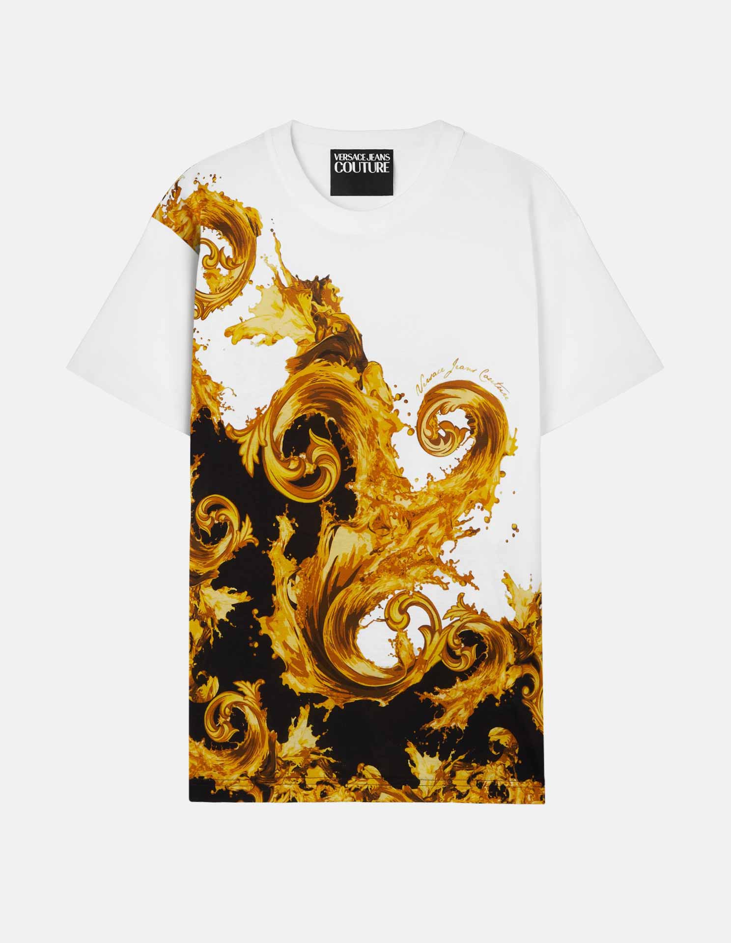 Gold Panel Barocco Slim Tee