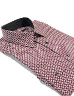 Picture of Lagerfeld Red Jigsaw Print Shirt